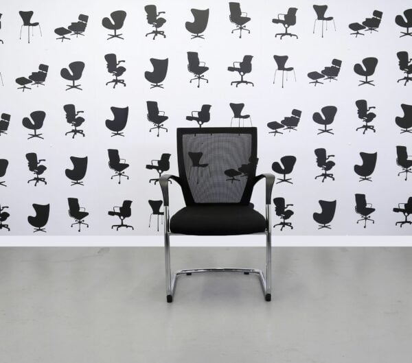 Refurbished Techo Sidiz T50 Meeting Chair - Black Fabric