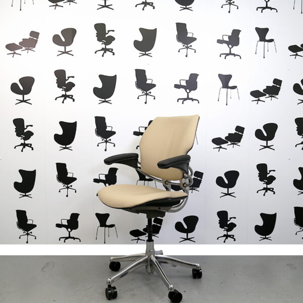 Humanscale Freedom Low Back Task Chair - Sesamo Newmarket Leather