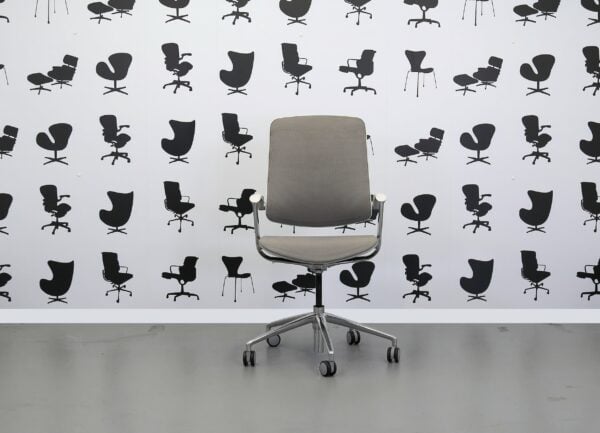 Refurbished Boss Design - Trinetic Office Chair - Grey - Aluminum Base