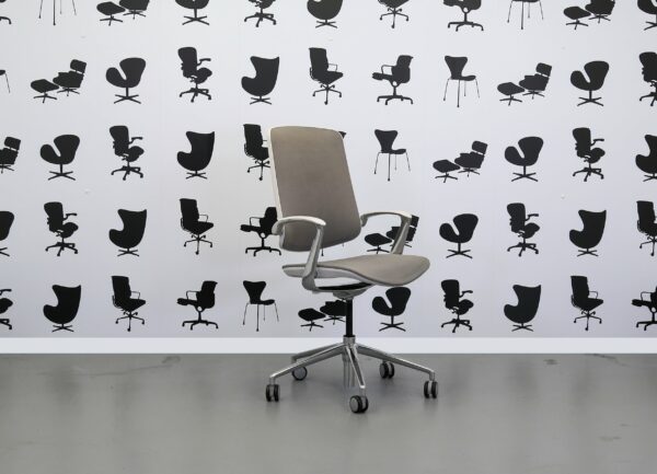 Refurbished Boss Design - Trinetic Office Chair - Grey - Aluminum Base