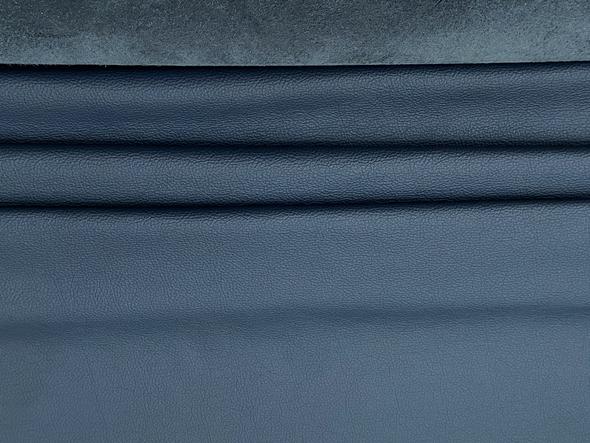 Refurbished Humanscale Freedom Low Back - Polished Aluminium - Bluette Dark Navy Leather