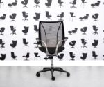 Gereviseerde Humanscale Liberty Task Chair - Chroomgrijs Mesh - Zwarte Zitting - Corporate Spec 3