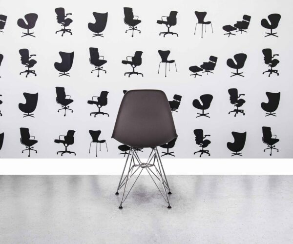 Refurbished Vitra Charles Eames DSR Chair - Mauve Grey - Corporate Spec 2