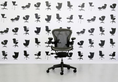 aeron,herman miller,second hand,2nd hand,used like new,size a