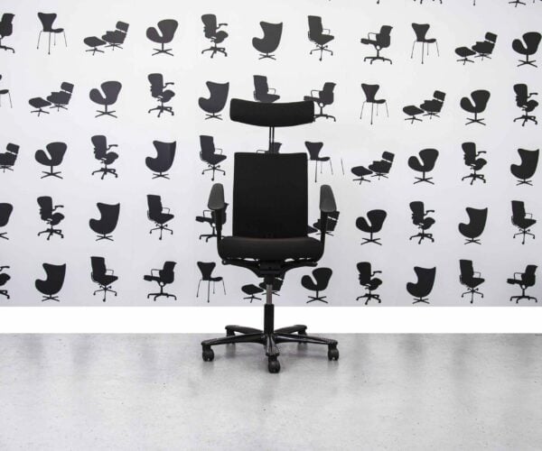 Refurbished HAG H04 CREDO 4200 Office Chair - Black - With Headrest - Corporate Spec