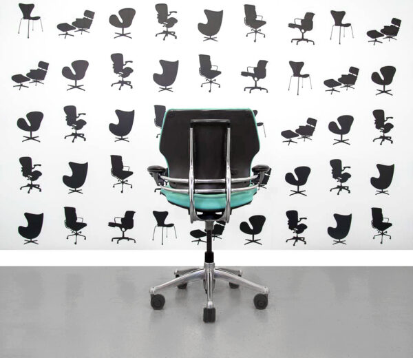 Refurbished Humanscale Freedom Low Back Task Chair with Polished Aluminium in Campeche