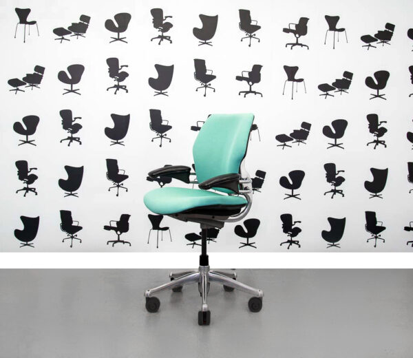 Refurbished Humanscale Freedom Low Back Task Chair with Polished Aluminium in Campeche
