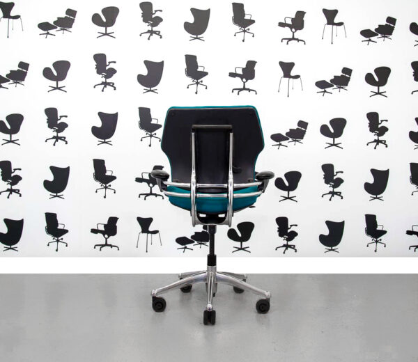 Refurbished Humanscale Freedom Low Back Task Chair with Polished Aluminium in Montserrat