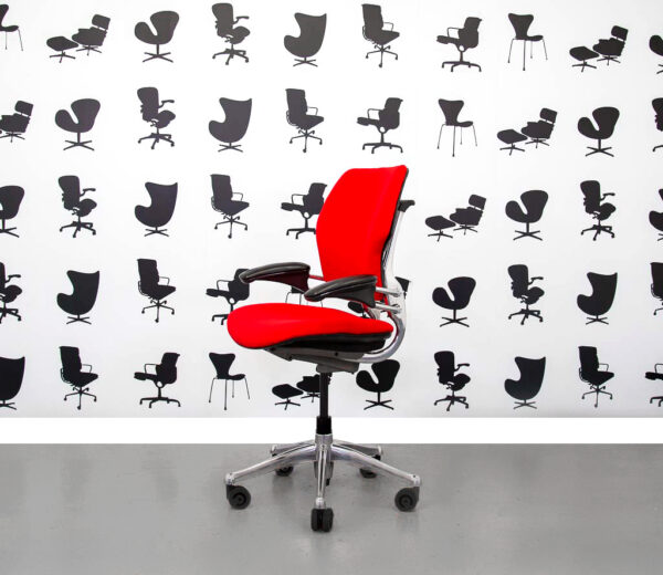 Refurbished Humanscale Freedom Low Back Task Chair with Polished Aluminium in Belize