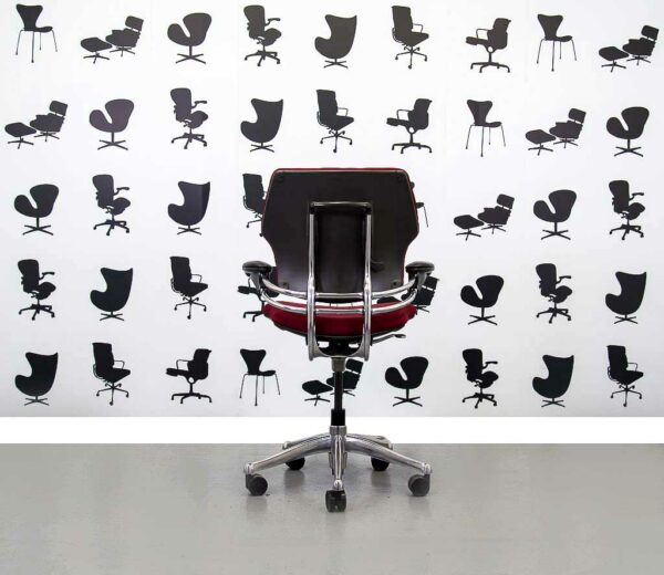 Refurbished Humanscale Freedom Low Back Task Chair with Polished Aluminium in Guyana