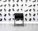 Refurbished Minotti Flynt Armchair by Rodolfo Dordoni - Black Leather - Corporate Spec