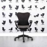 Refurbished Herman Miller Mirra 2 Fully Loaded - Black Butterfly Mesh - Corporate Spec