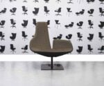 Refurbished Moroso Fjord Relax Swivel Armchair - Cacao - Corporate Spec