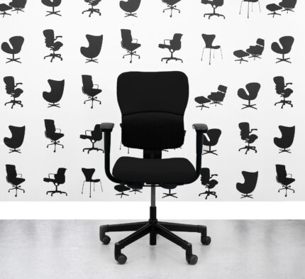 Refurbished Steelcase Lets B Chair – Standard Back – Black - Corporate Spec