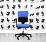 Refurbished Steelcase Lets B Chair - Standard Back - Bluebell YP097 - Corporate Spec