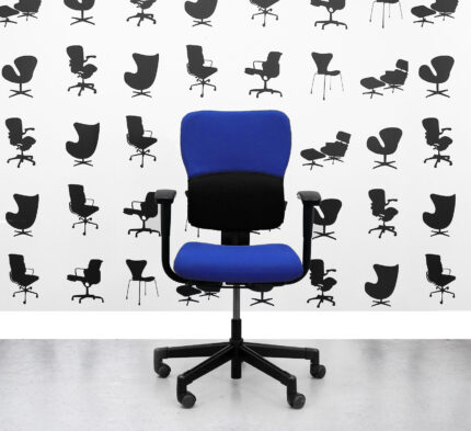 Refurbished Steelcase Lets B Chair - Standard Back - Curacao YP005 - Corporate Spec