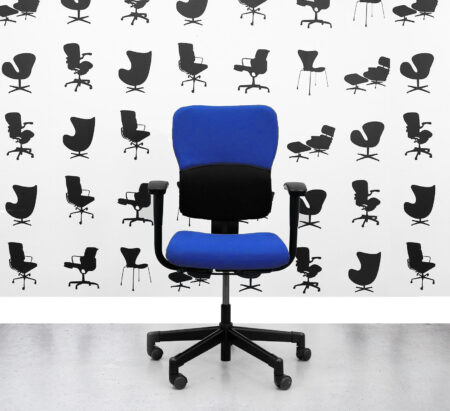 Refurbished Steelcase Lets B Chair - Standard Back - Scuba YP082 - Corporate Spec