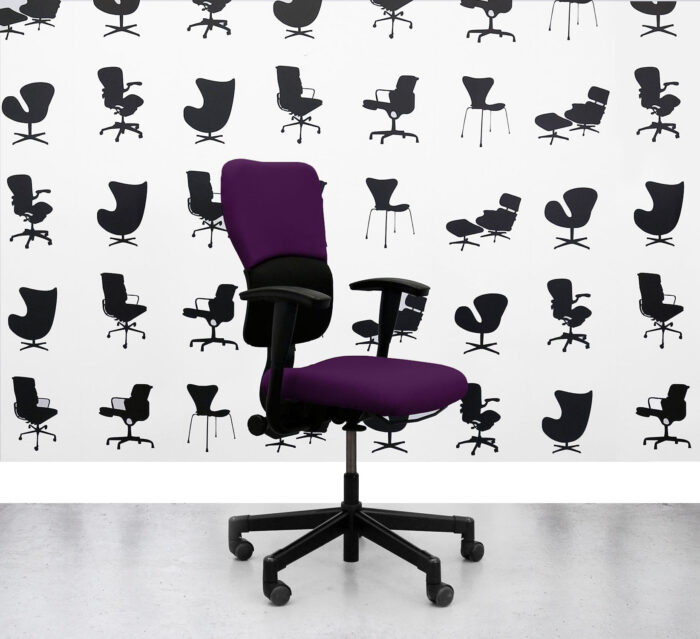 Refurbished Steelcase Lets B Chair - Standard Back - Tarot YP084 - Corporate Spec 1