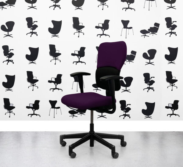 Refurbished Steelcase Lets B Chair - Standard Back - Tarot YP084 - Corporate Spec 3