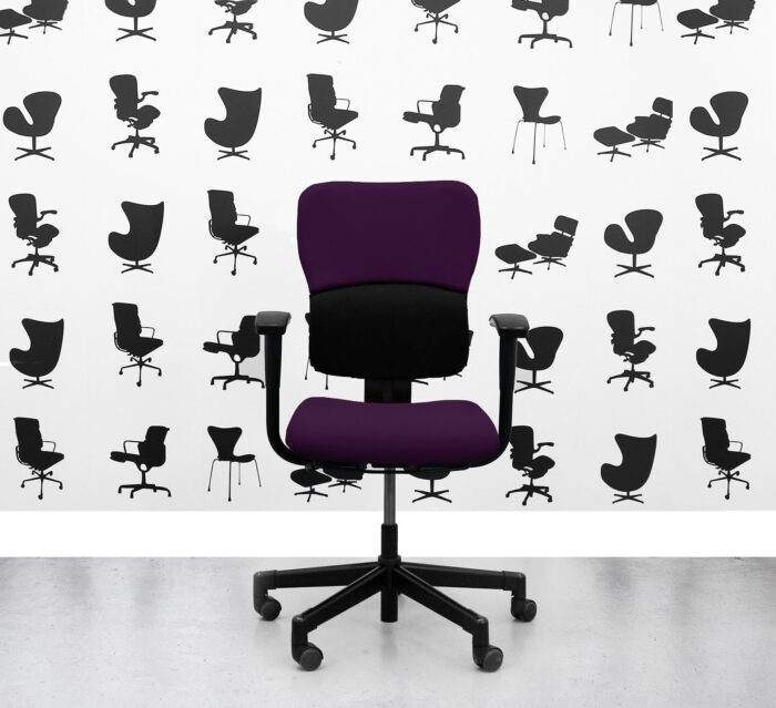 Refurbished Steelcase Lets B Chair - Standard Back - Tarot YP084 - Corporate Spec
