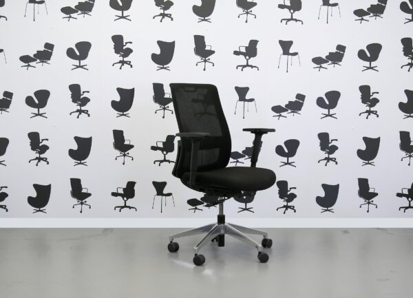 Refurbished Triumph GT6 -Black Office Swivel Chair