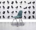 Refurbished Vitra Charles Eames DSR Chair - Turquoise - Corporate Spec 3