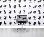 Refurbished Vitra Charles Eames EA108 Office Chair - Black Mesh and Chrome Frame - Corporate Spec 3