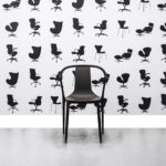 Refurbished Vitra Belleville Armchair - Deep Black - Corporate Spec