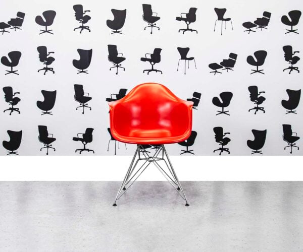 Vitra Charles Eames DAR Plastic Chair - Red - Corporate Spec