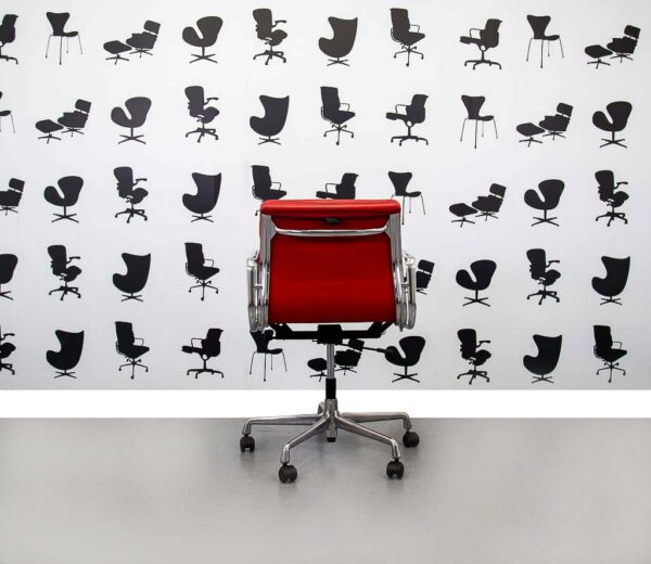 Vitra EA217 in Red Leather