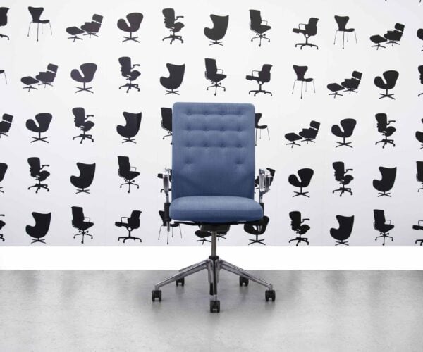 Refurbished Vitra ID Trim Office Chair - Light Blue - Corporate Spec