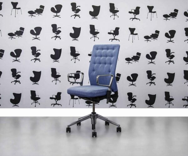 Refurbished Vitra ID Trim Office Chair - Light Blue - Corporate Spec 3