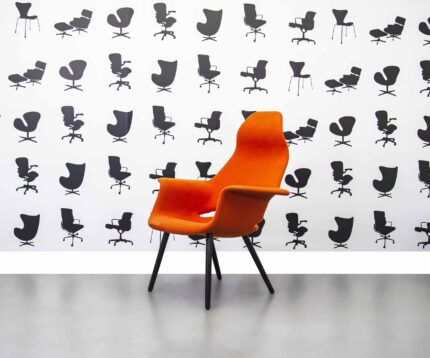 Vitra Organic Chair Highback - Coral Poppy Red - Corporate Spec 1