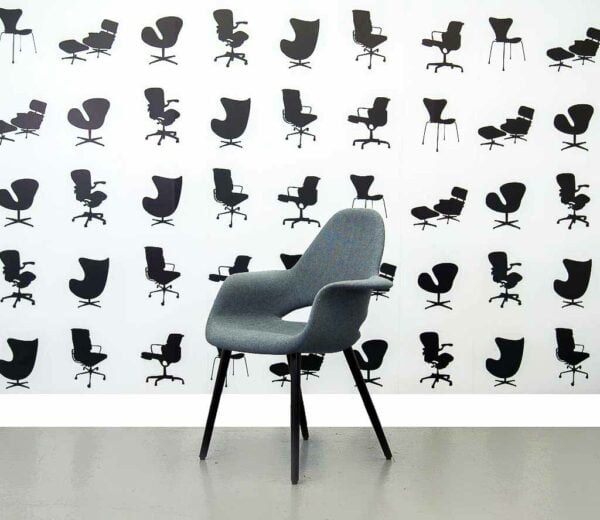 Vitra Organic Eames Chair in Hopsak Fabric