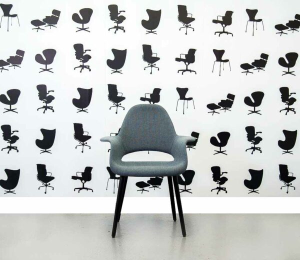 Vitra Organic Eames Chair in Hopsak Fabric
