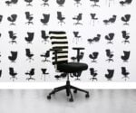 Refurbished Vitra T-Chair -Black and White Stripe Office Swivel Chair - Corporate Spec 3
