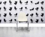 Refurbished Vitra Charles Eames DSR Chair - White - Corporate Spec