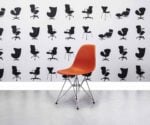 Refurbished Vitra Charles Eames DSR Chair - Poppy Red - Corporate Spec 2