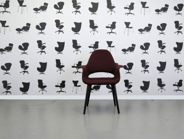 Refurbished Vitra Charles Eames Organic Meeting Chair - Purple