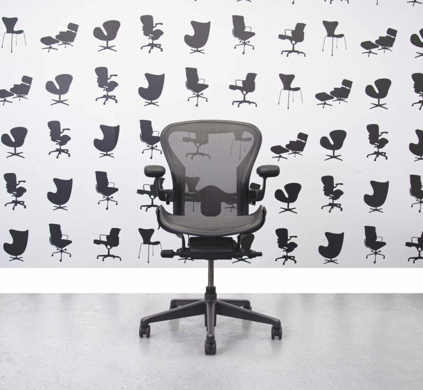 Refurbished Herman Miller Aeron Remastered - Size B - Full Spec - Lumbar Support - Corporate Spec