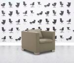 Refurbished Minotti Suitcase Armchair - Brown Leather - Corporate Spec 3