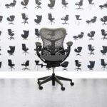Refurbished Herman Miller Mirra 2 - Full Spec - Graphite Back - Grey Mesh Seat