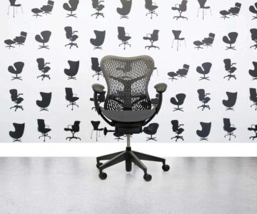 Refurbished Herman Miller Mirra 2 - Full Spec - Graphite Back - Grey Mesh Seat