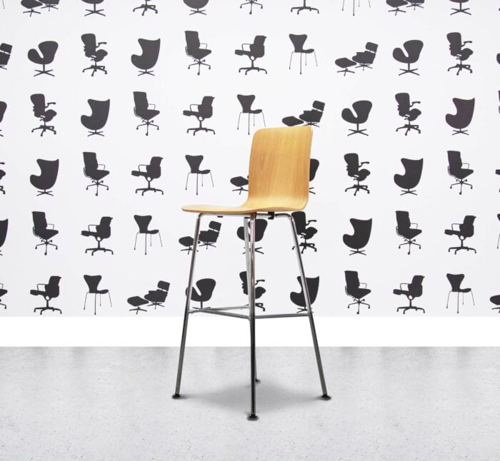 Refurbished Vitra HAL PLY Stool - High - Corporate Spec 2