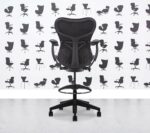 Refurbished Herman Miller Mirra 2 Fully Loaded - Stool - Black Seat and Butterfly Mesh - Corporate Spec 2