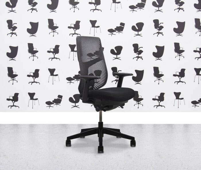 Refurbished Herman Miller Verus Chair - Triflex Back - Black - Corporate Spec 3