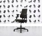 Gereviseerde BMA Axia 2.2 bureaustoel met middelhoge rugleuning - zwart - Corporate Spec 1