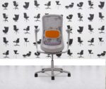 Refurbished HAG SoFi 7500 Task Chair - Purple Fabric Seat and Grey Mesh Back - Corporate Spec 2