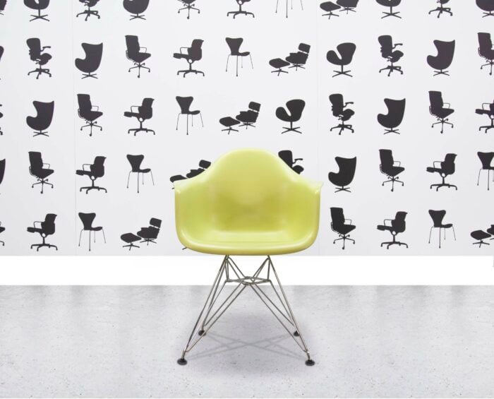 Refurbished Vitra Charles Eames DAR Chair - Pastel Green - Corporate Spec