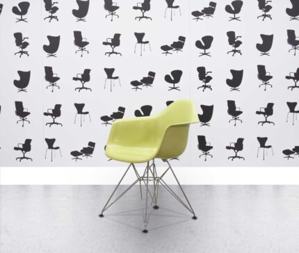 Refurbished Vitra Charles Eames DAR Chair - Pastel Green - Corporate Spec 1